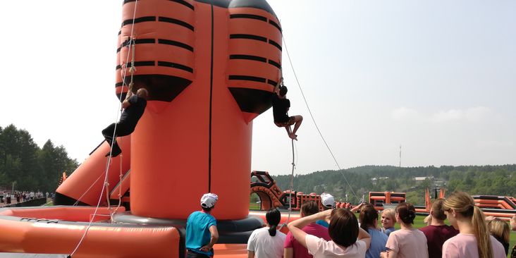 Полоса препятствий в Тынде